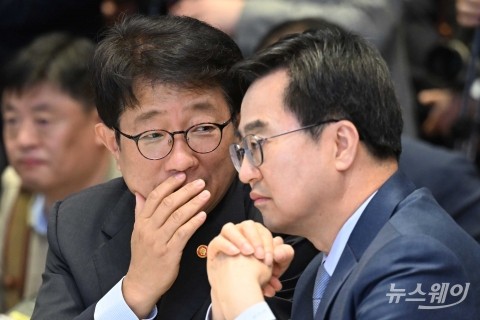 머리 맞댄 박상우 국토부 장관·김동연 경기도지사