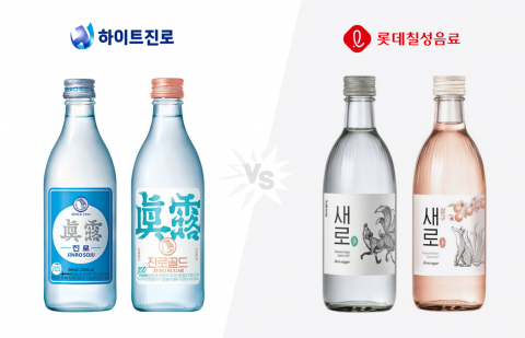 새로가 띄우고 진로가 얹고···제로슈거 소주, 진정한 승자는