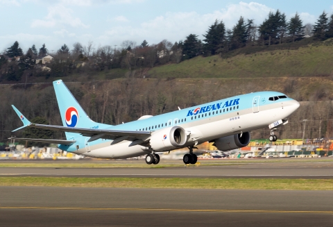 타이완행 대한항공 항공편, 기체결함으로 회항