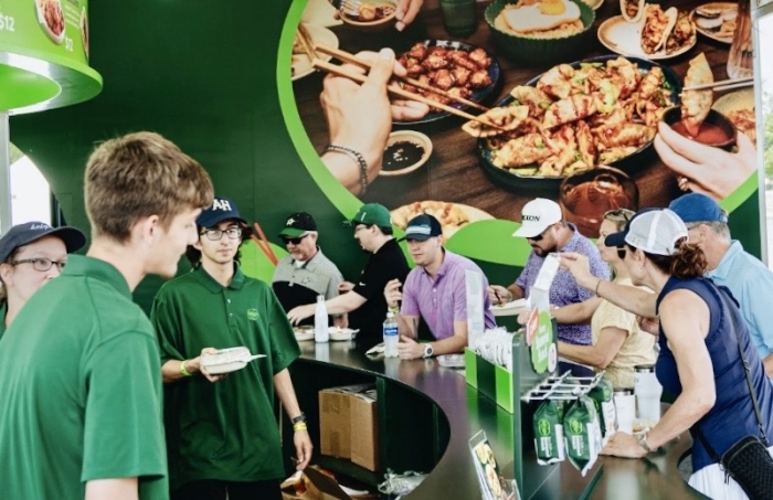 CJ제일제당은 미국프로골프(PGA) 투어 더 CJ컵에서 글로벌 소비자에게 한국 식문화를 전파했다. 사진=CJ제일제당 제공
