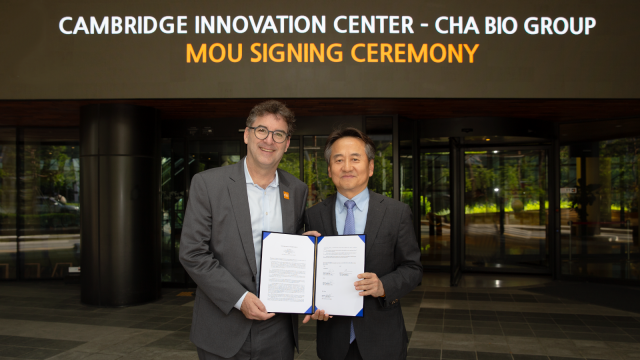 차바이오–美 CIC, 'CGB 기반 오픈이노베이션센터' 구축 협약