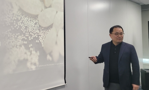 김위헌 삼성전기 상무 &quot;전자산업의 쌀 'MLCC'에 화력 집중···올해 전장용 매출 1조&quot;