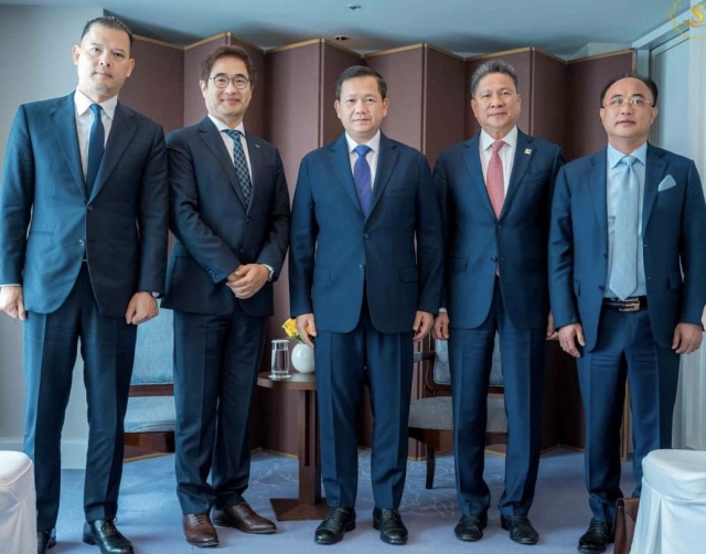 전우종 SK증권 대표, 캄보디아 총리 예방...투자·협력 논의