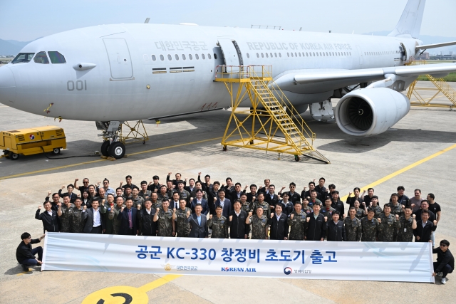 대한항공, 공군 공중급유기 '시그너스' 첫 창정비···군용기 MRO 확장