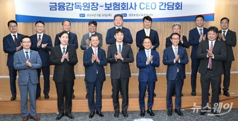 보험사 대표들 만난 이복현 금감원장 &quot;PF 연착륙 힘 보태라&quot;