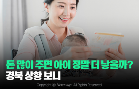 돈 많이 주면 아이 정말 더 낳을까? 경북 상황 보니