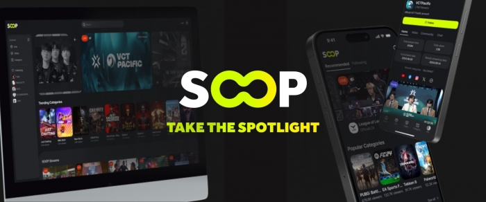 SOOP이 글로벌 라이브 스트리밍 플랫폼 'SOOP'의 베타 버전을 출시했다. 사진=SOOP 제공