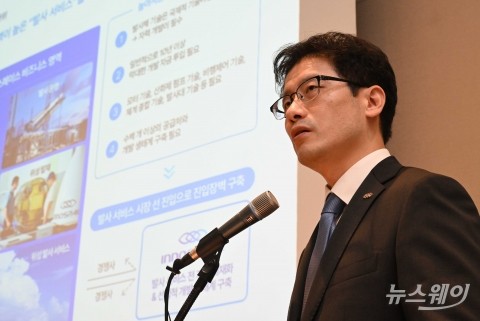 김수종 이노스페이스 대표 &quot;소형 우주 발사체 시장 주목···'한빛' 개발 속도 높일 것&quot;