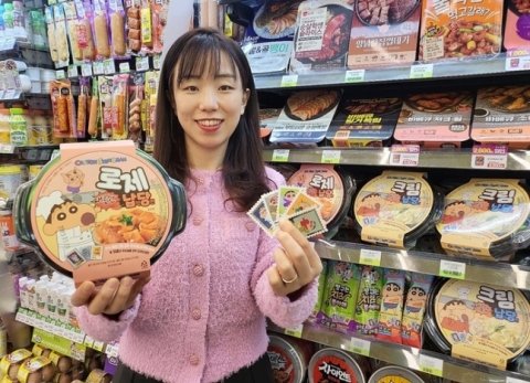"점보 안 부럽다" CU, 대용량 '짱구울트라야끼소바' 출시