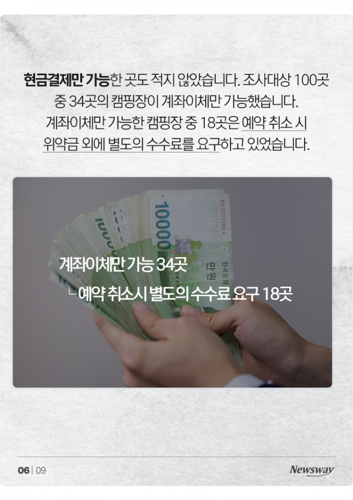 '현금 요구에 이상한 수수료도···' 선을 넘어버린 캠핑장들 기사의 사진