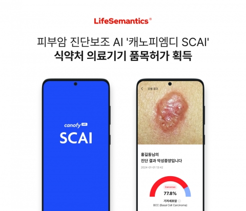 라이프시맨틱스 '피부암·탈모' 진단 보조 AI 솔루션 식약처 허가