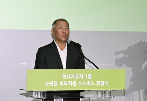 정의선 회장, 제주소방관 회복지원차 기부···&quot;국민영웅 적극 지원&quot;