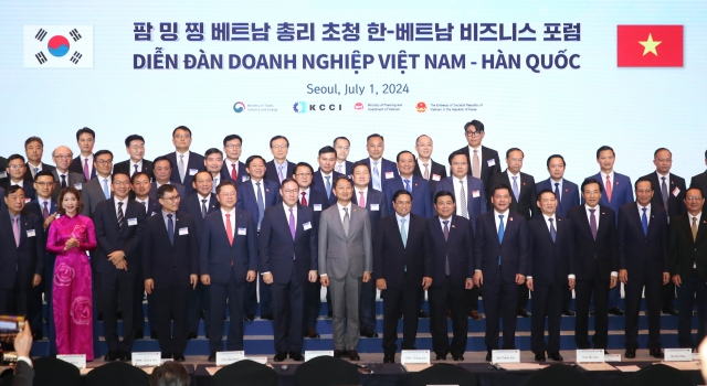 '한-베트남 비즈니스 포럼' 개최···"무역 규모, 1000억불 이상으로 확대"