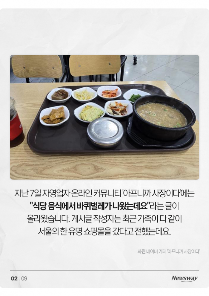 식당 음식서 '이것'까지 나올 줄이야···사장은 "종종 있는 일" 기사의 사진