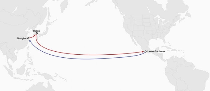 FLX(Far East Latin America Express) 서비스. 사진=HMM 제공