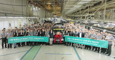 르노코리아, SUV 신차 '뉴 그랑 콜레오스' 양산 개시