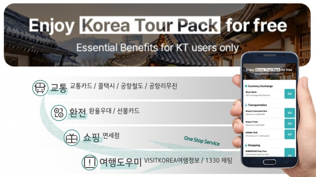KT, 외국인 여행객 위한 로밍 서비스 '코리아 투어팩' 출시
