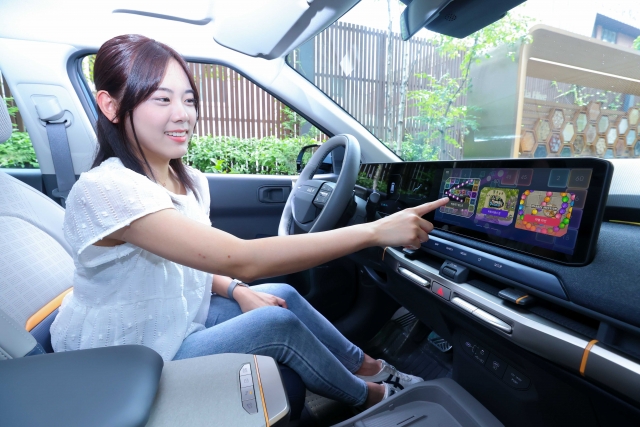 LGU+, 차량용 '게임포탈' 개발···더 기아 EV3 모델에 탑재