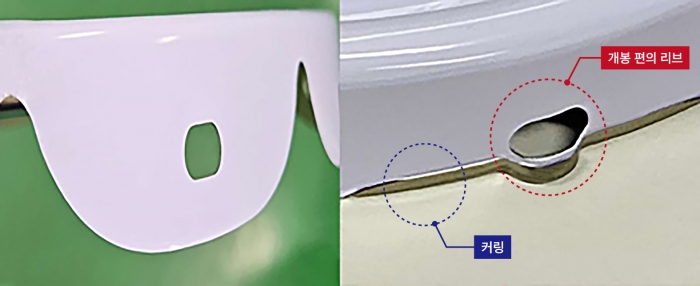 KCC가 도장 업무 효율을 높이고 안전사고를 예방하고자 페인트 업계 최초로 18리터 원형캔(라운드캔) 뚜껑(커버)을 개선했다. 사진=KCC 제공