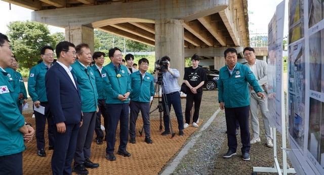 윤병태 나주시장, 이상민 행안부 장관과 풍수해 정비사업 등 현장 점검