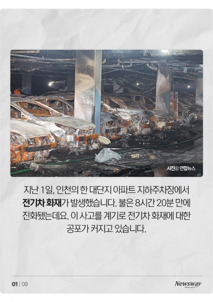 주차 59시간 뒤 불···커지는 전기차 화재 공포 기사의 사진