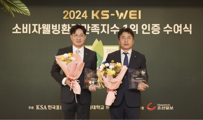 KCC가 '2024 소비자웰빙환경만족지수(KS-WEI)' 창호재 부문과 건축용 수성도료 부문 1위를 차지했다. 사진=KCC 제공