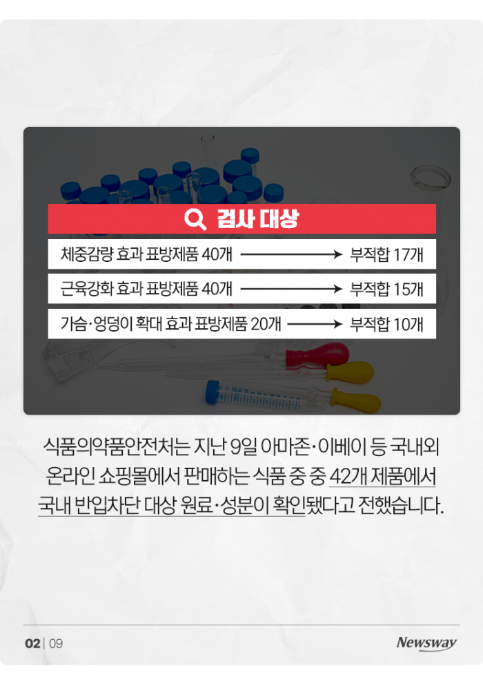 먹으면 살 빠진대서 직구했더니···발암가능 물질 있었다 기사의 사진