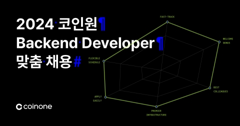 코인원, 백엔드 개발자 채용···&quot;가상자산 혁신 이끌어갈 인재 모집&quot;