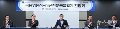 두 번째 금융권 릴레이 간담회 연 김병환 위원장···'금융시장 안정' 도모
