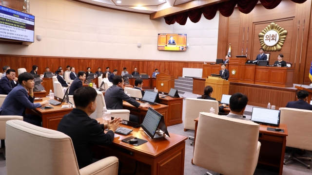 나주시의회 제263회 임시회 개회