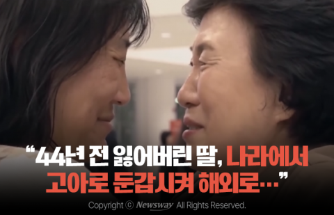 &quot;44년 전 잃어버린 딸, 나라에서 고아로 둔갑시켜 해외로···&quot;