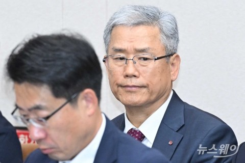 산자위 종합국정감사 출석한 김동철 한국전력공사장