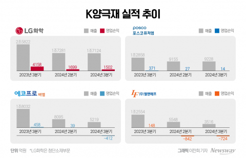 줄줄이 '어닝쇼크'···K양극재, 한파 지속(종합)