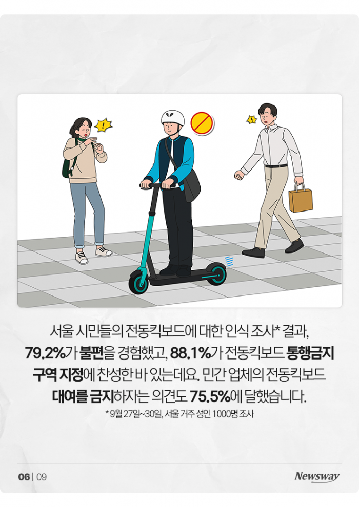 '도심 200㎞ 질주' 불법 전동킥보드···따라하면 과태료 50만원 기사의 사진