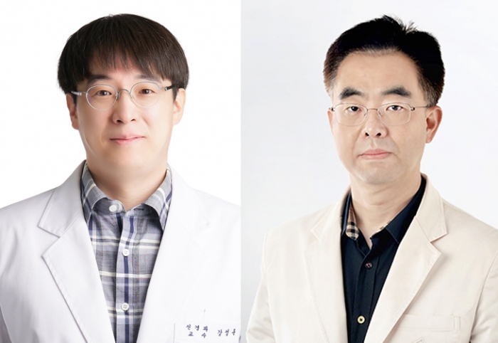 (왼쪽부터) 고대구로병원 신경과 강성훈, 삼성서울병원 신경과 서상원 교수. 고려대구로병원 제공