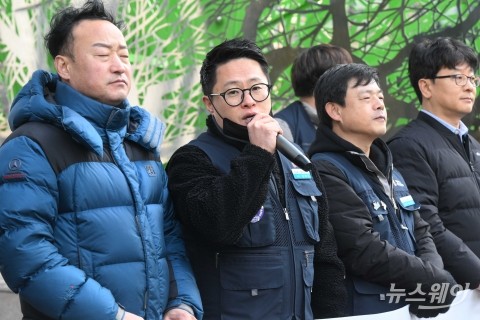 김택성 LG헬로비전비정규직지부장 &quot;안전하게 일할 권리 보장하라&quot;