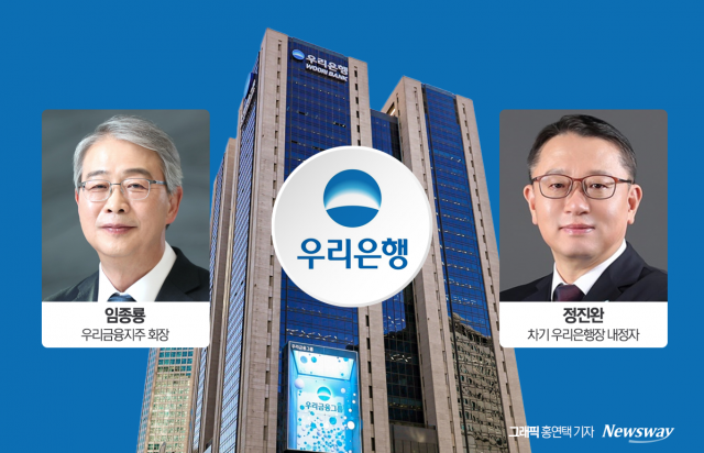 신임 우리은행장에 정진완···'내부통제 강화·신뢰 회복' 최우선 과제