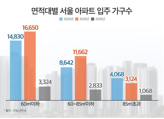 내후년 서울 중대형 올해 26%로 급감··· 입주 절벽 본격화 전망