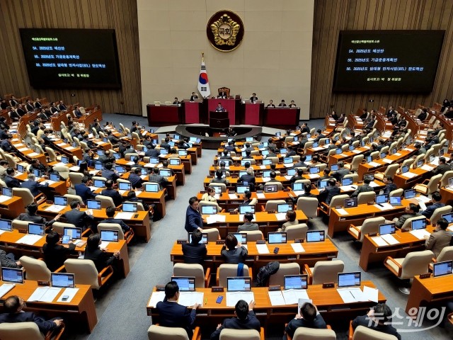 野 감액 예산안, 사상 첫 국회 본회의 통과...내년 예산 673조3000억원