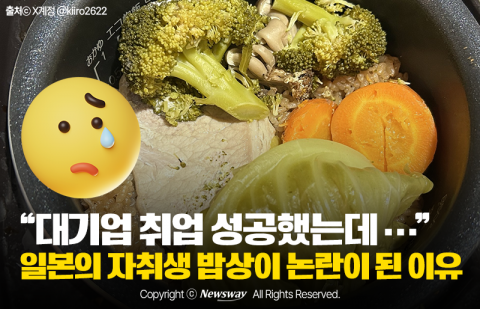 &quot;대기업 취업 성공했는데···&quot; 일본의 자취생 밥상이 논란이 된 이유