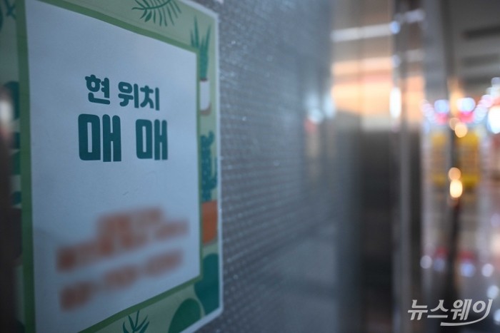 소비침체로 인해 가계소득 감소로 자영업 폐업률이 역대 최고 수준으로 기록하고 있는 12일 오후 서울 시내 한 식당가 및 상가 출입구에 임대 문의 안내문이 부착돼 있다. 사진=강민석 기자 kms@newsway.co.kr