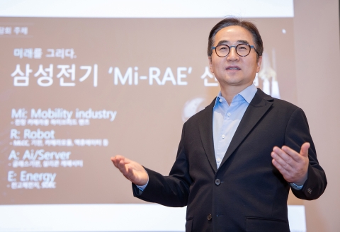 장덕현 &quot;미래산업의 기반은 부품·소재···삼성전기에 기회&quot;