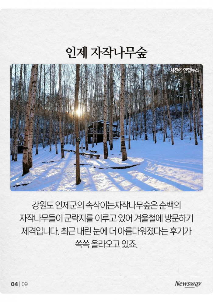 '이한치한' 1월에 가면 오히려 좋은 국내 여행지 7선 기사의 사진