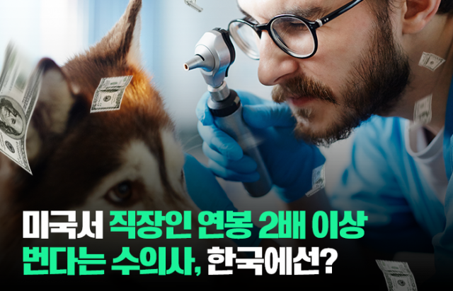 미국서 직장인 연봉 2배 이상 번다는 수의사, 한국에선?