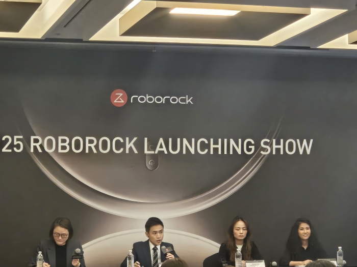 청소가전 전문기업 로보락(Roborock)은 20일 서울 강남구 그랜드 인터컨티넨탈 서울 파르나스 호텔 그랜드볼룸에서 '2025 로보락 론칭쇼'를 통해 신제품을 공개하고 기자간담회를 개최했다. 사진=정단비 기자 2234jung@