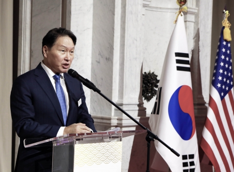 최태원 &quot;대미 투자 인센티브 필요···한미일 '빅프로젝트' 추진해야&quot;