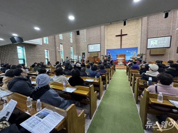 창동주공4단지 재건축 동의율 달성 기념행사에서 오언석 도봉구청장이 기념사를 하고 있다. 사진=독자제공