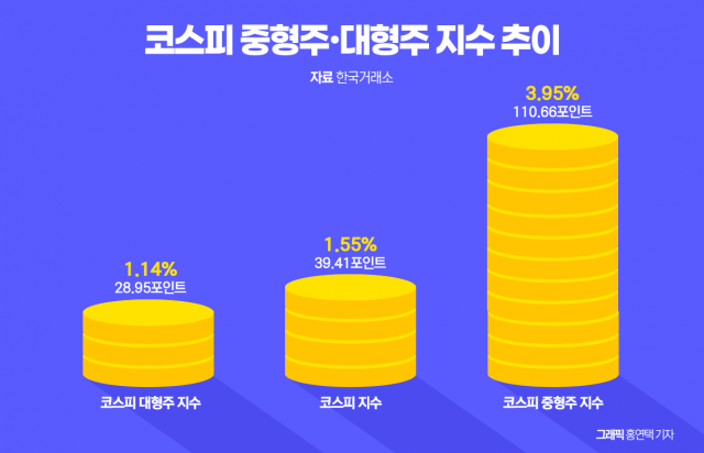 트럼프 한 마디에 '희비' 엇갈린 국장···코스피 '중형주'가 주도