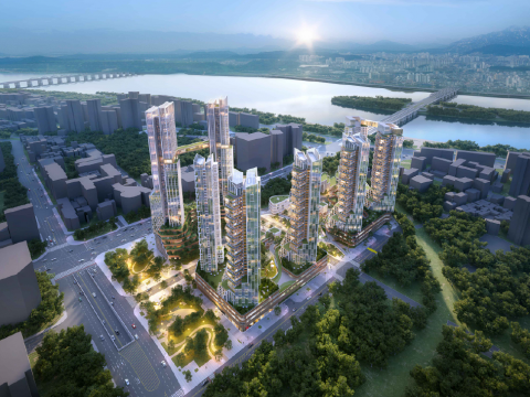 용산정비창 전면1구역 D-day···HDC현산 "한국판 아자부다이힐스" vs 포스코 "미래형 복합도시"