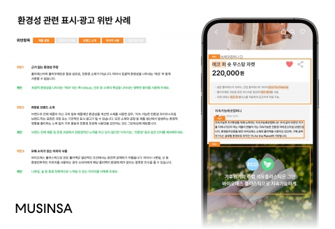 무신사, 업계 첫 '그린워싱 방지 가이드라인' 발간